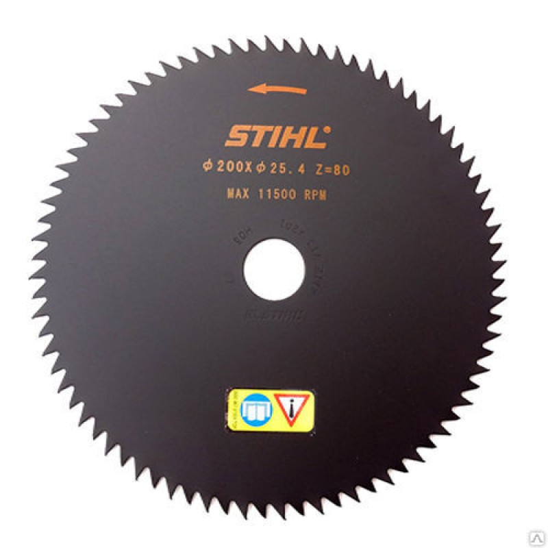 Пильный диск с остроугольными зубьями Stihl 200 мм